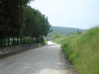 The ride started with a little strade bianche.  not quite the Italian spring answer to Paris Roubaix..